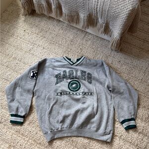 Lee Gray Philadelphia Eagles Crewneck Sweater